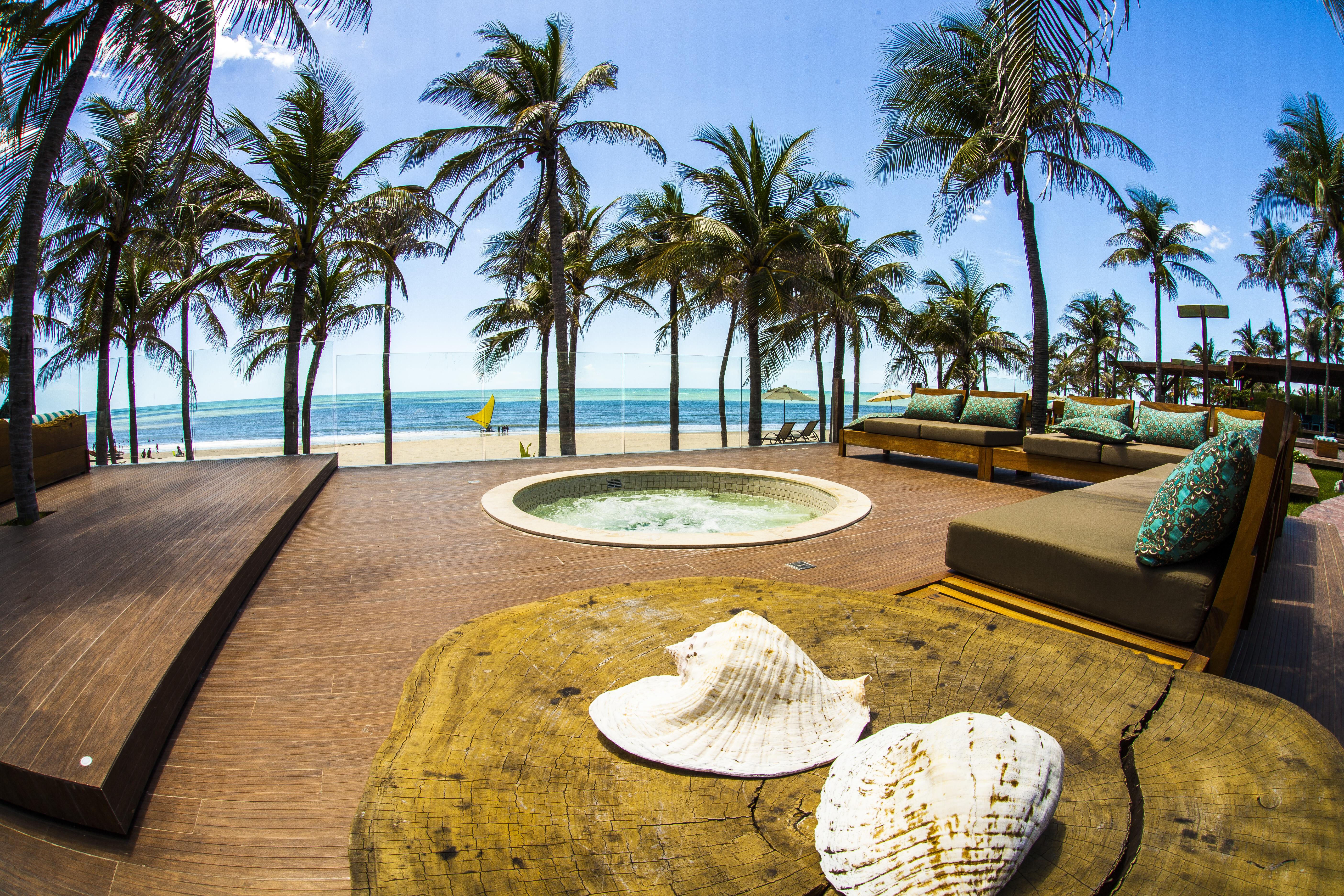 Carmel Cumbuco Resort Екстер'єр фото The beach at the resort